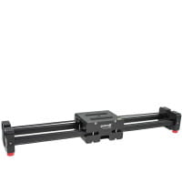 Quenox Ausleger-Videoschiene mit Doppel-Gleitweg (bis zu 74 cm) - z.B. für DSLR- und DSLM-Kameras