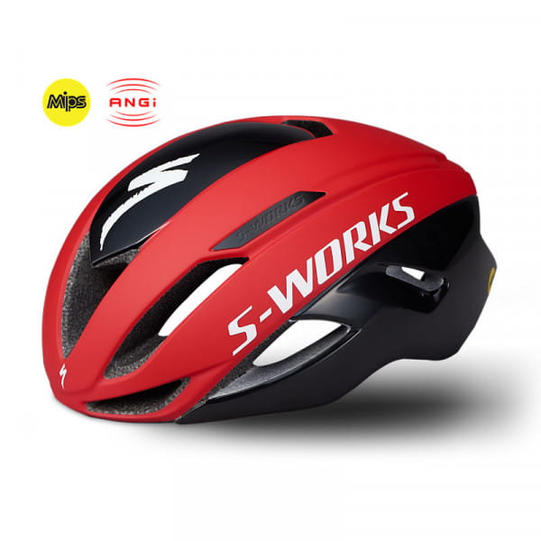 Specialized S-Works Evade Rennrad-Helm MIPS Größe S Team Red/Schwarz
