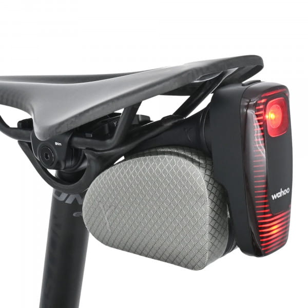 Y-Mount Saddlebag 0.2l, silver-grey mit Wahoo Quartermount Adaptor