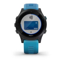 Garmin Forerunner 945, Bundle Blau/Schiefer GPS-Multisport-Trainingscomputer Triathlonuhr