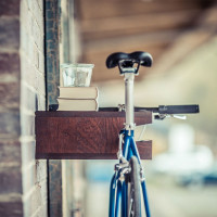BicycleDudes Franz-Josef Fahrrad-Wandhalterung aus Holz