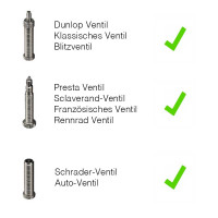 Airace Infinity DG Standpumpe digitale Alu-Luftpumpe bis 16,5 Bar (240 PSI)