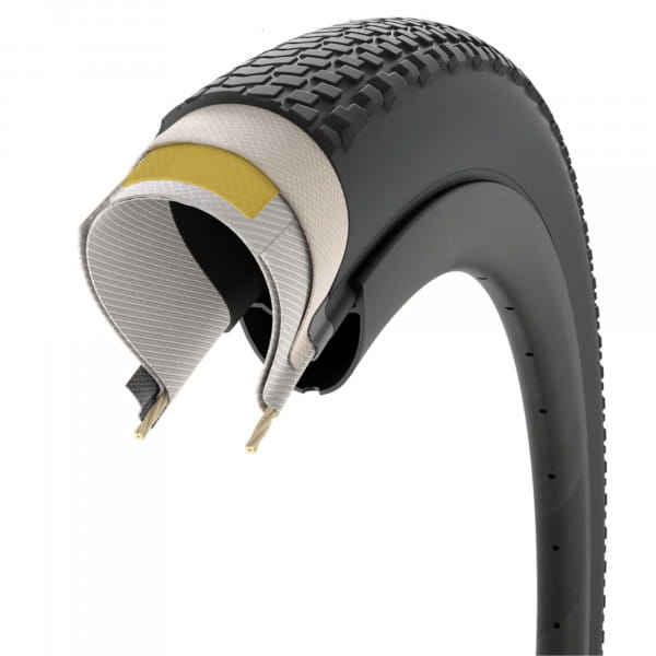 Pirelli Cinturato Gravel H HP 40-622 (700x40c) Schwarz