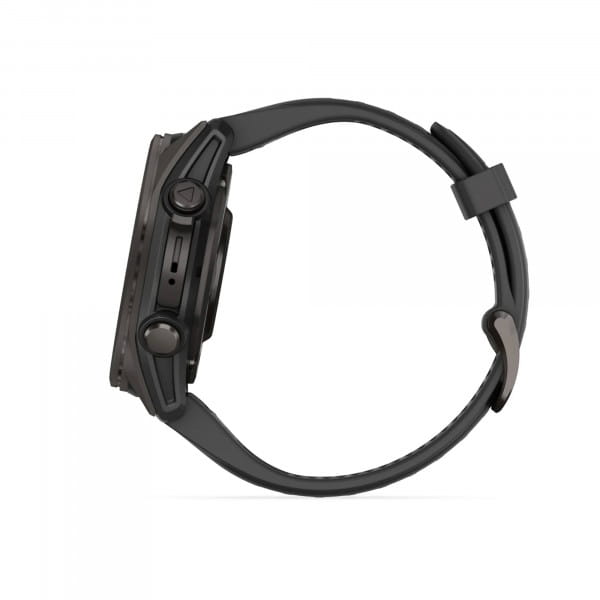 Garmin Fenix 8 AMOLED Titan DLC Schwarz/Carbongrau 43 mm