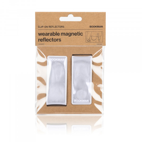 Bookman Clip-on Reflectors White Reflektor mit Magnet Weiß