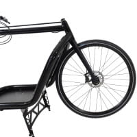 GinkGo Lastenrad Komplettrad mit Carbon-Gabel und Shimano XT-Schaltgruppe - Schwarz