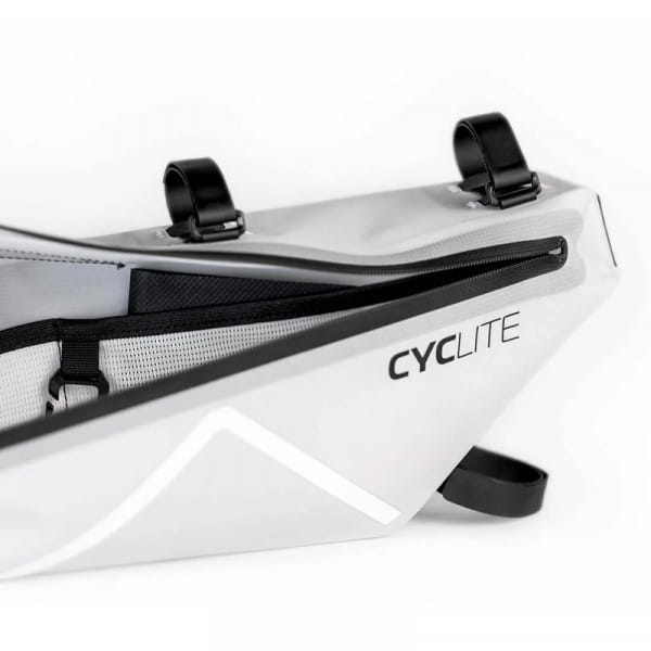 CYCLITE Frame Bag XT / 01 lange Rahmentasche hellgrau