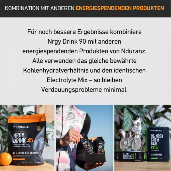 4ENDURANCE Nrgy Drink 90 Orange Getränkepulver 1200 g