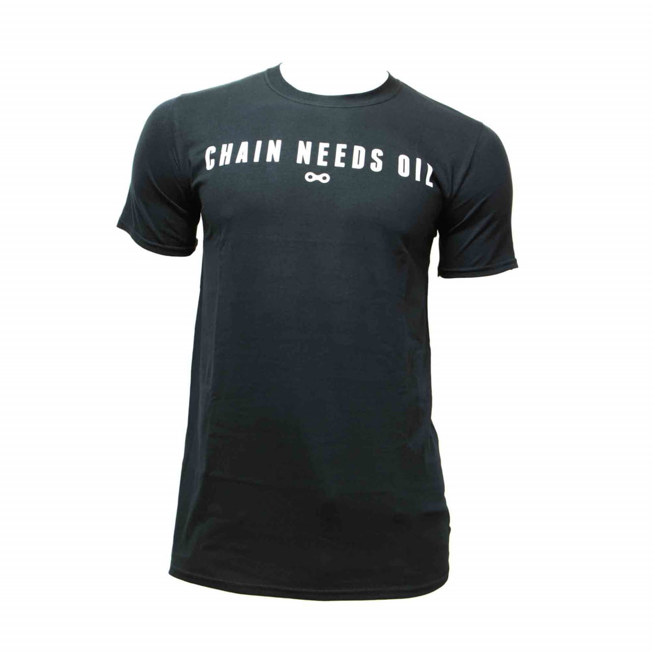 Cycling People T-Shirt Chain Needs Oil Schwarz Chain Shirt Black S