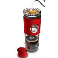 Cafflano Go-Brew Flasche mit Kaffeebrühfunktion - Rot