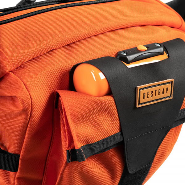 Restrap Bar Pack - Lenkertasche mit Rolltop-Verschluss - 10 L Orange
