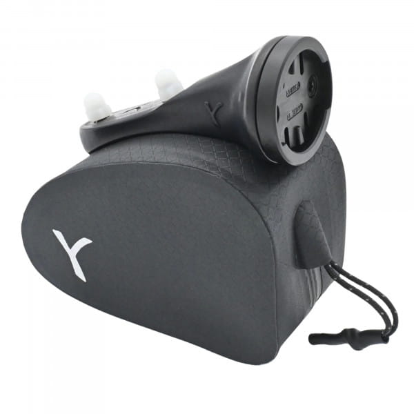Y-Mount Saddlebag 0.2l black mit Wahoo Quartermount Adaptor