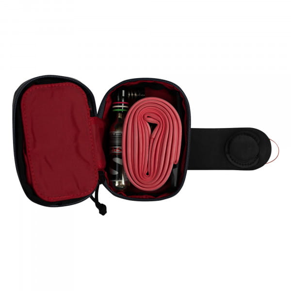 [REFURBISHED] SILCA Satteltasche Mattone Schwarz/Rot