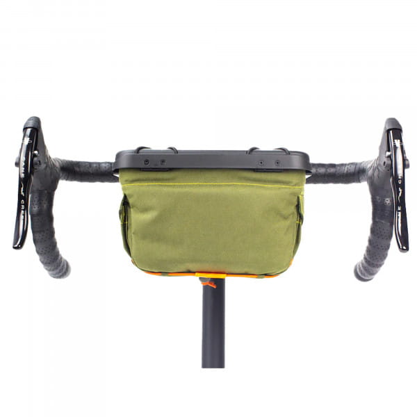 Route Werks The Handlebar Bag - Olive - mit Bike Mount 31,8 mm