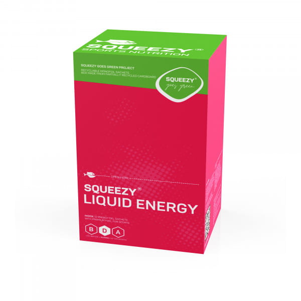 SQUEEZY Energy Gel Box Gemischt (12 x 33 g)