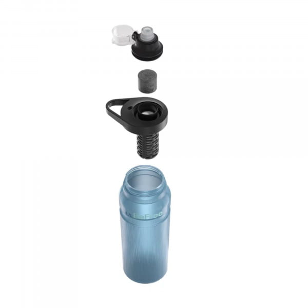 Katadyn BeFree AC Bottle 0.7L - Blue Trinkflasche mit Membran-/Aktivkohlefilter