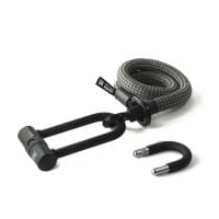 tex-lock eyelet inkl. U/X-lock Fahrradschloss - Electric Grey