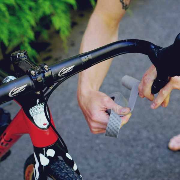 Grepp Gripper, textiles Lenkerband, wiedervewendbar, Handlebar Tape - Charcoal