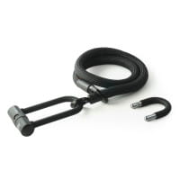 tex-lock eyelet inkl. U/X-lock Fahrradschloss - Onyx Black