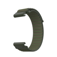 COROS VERTIX Nylon Band Green 22 mm breit mit 22 mm Armbandanschluss - Nylon-Armband Grün