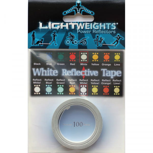 Lightweights Reflective Tape 3M Reflexband - White (Weiß)