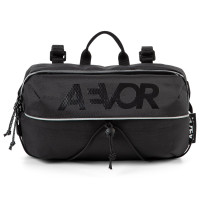 AEVOR Bar Bag Proof Black Lenkertasche - auch als Sling-Tasche nutzbar 4 Liter - Schwarz