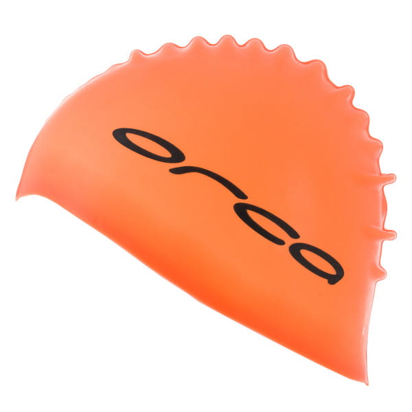Orca Silicone Swimcap Silikon Badekappe - Orange