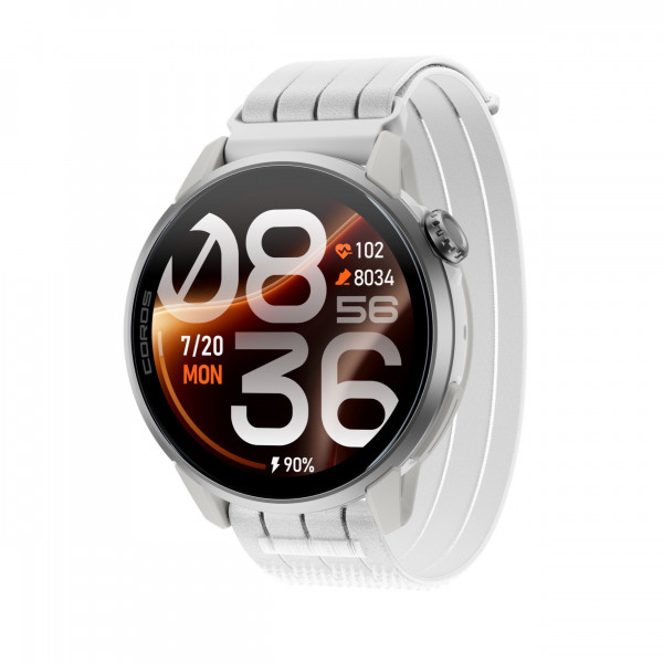 COROS PACE 4 Pro GPS-Multisportuhr mit Nylonarmband - Weiß