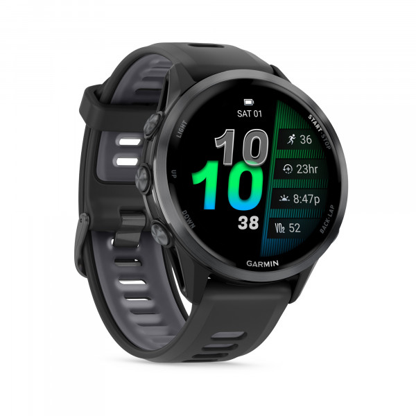 Garmin Forerunner 970 Schwarz/Carbongrau Titan DLC