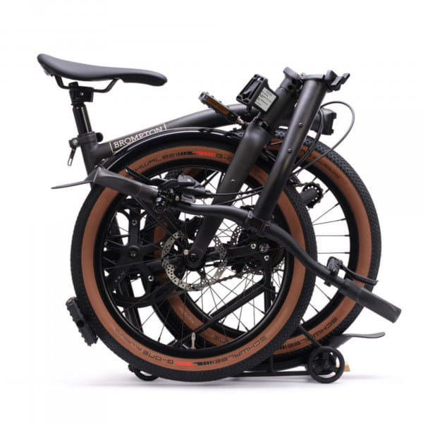 Brompton G Line mit Schutzblechen und Rack - Space Black