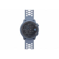 Coros PACE 2 GPS-Sportuhr Blue Steel mit Silikon-Armband (Hellblau)