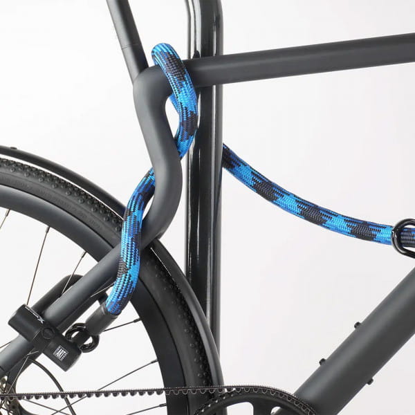 tex-lock eyelet inkl. U/X-lock Fahrradschloss - Morpho Blue