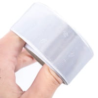 Bookman Snap Band Reflectors White reflektierendes Snap-Armband (Weiß)