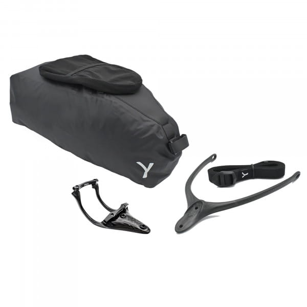 Y-Mount Bundle: Y-MOUNT (ovale Sattelstreben), Saddlebag 10 Liter race-line, Stabilizer Fork