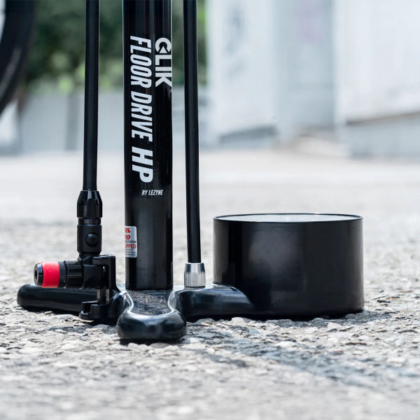 Lezyne Standluftpumpe Steel CLIK HP Floor Drive