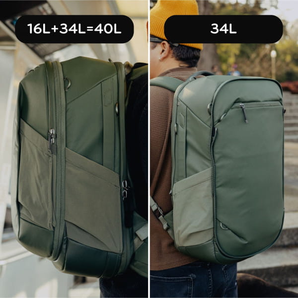 Peak Design Travel Backpack 2-in-1 40 Liter - Sage