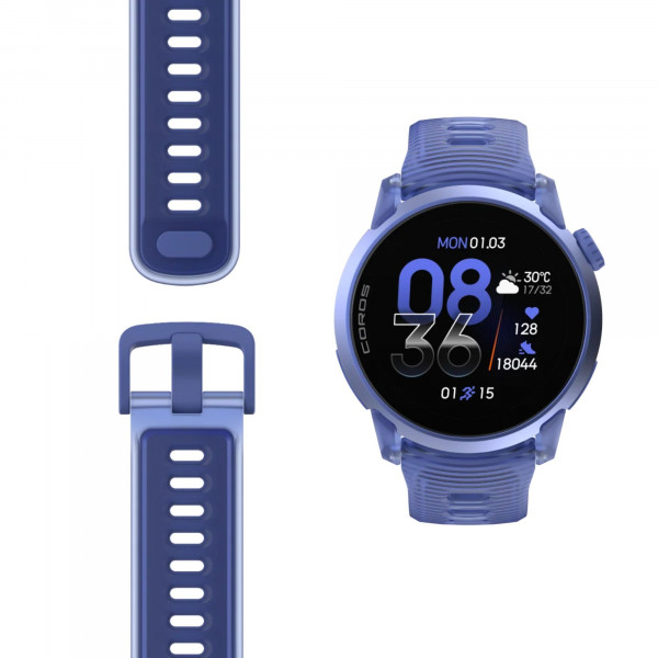 COROS PACE 4 GPS-Sportuhr Premiumversion mit Aluminiumgehäuse & Silikon-Armband - Ultra Violet