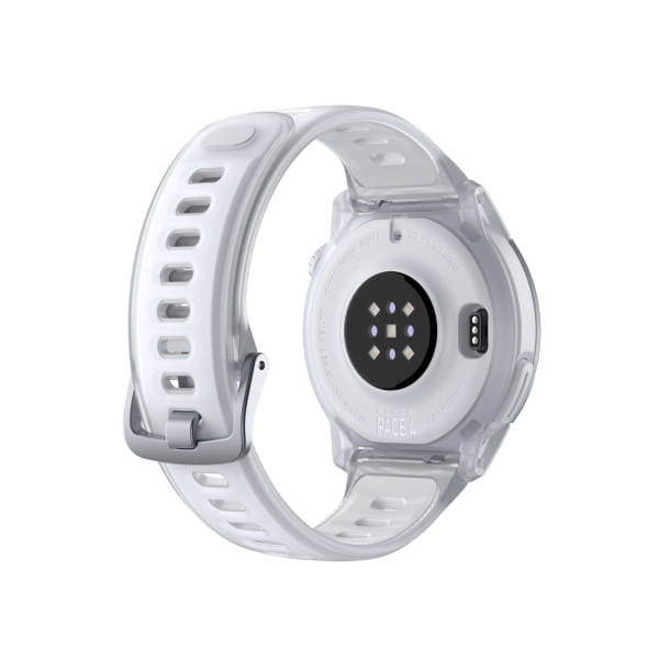 COROS PACE 4 GPS-Sportuhr Premiumversion mit Aluminiumgehäuse & Silikonband - Cloud White