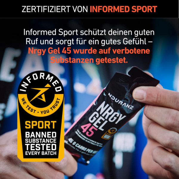 4ENDURANCE Nrgy Gel 45 Box Orange (16 x 75 g)