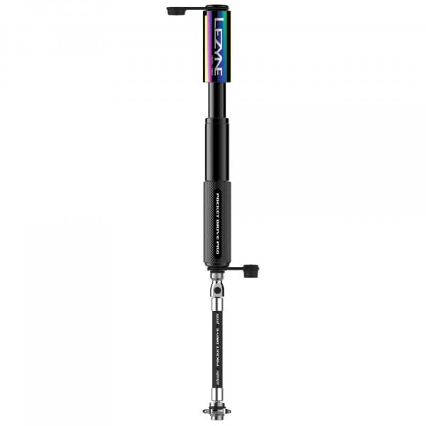 [REFURBISHED] Lezyne Minipumpe Pocket Drive Pro - Schwarz-Metallic