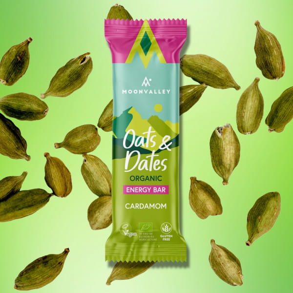 Moonvalley Organic Oats & Dates Bar - Cardamom Box (12 x 50 g)