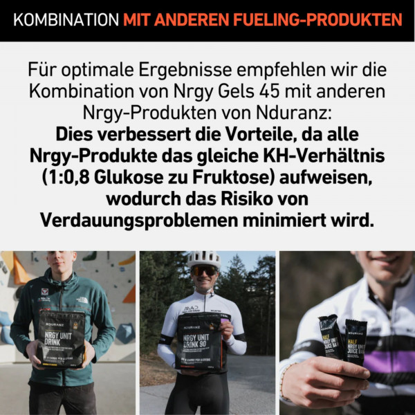 4ENDURANCE Nrgy Gel 45 Box Orange (16 x 75 g)