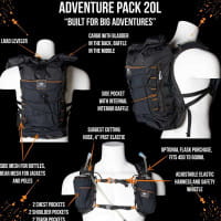 Orange Mud Adventure Pack 20 Liter Trailrunning- und Bike-Rucksack inkl. Trinksystem / Trinkblase