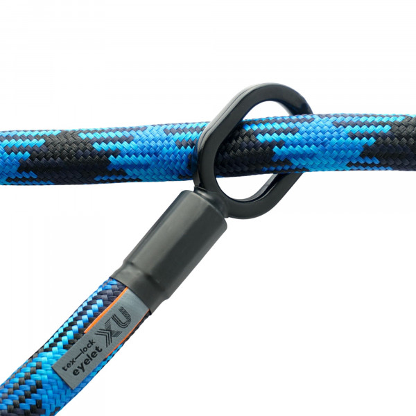 tex-lock eyelet inkl. U/X-lock Fahrradschloss - Morpho Blue