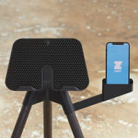 Tons iPad Stand Natural Oak + Smartphone Holder - Tabletständer mit Smartphonehalter