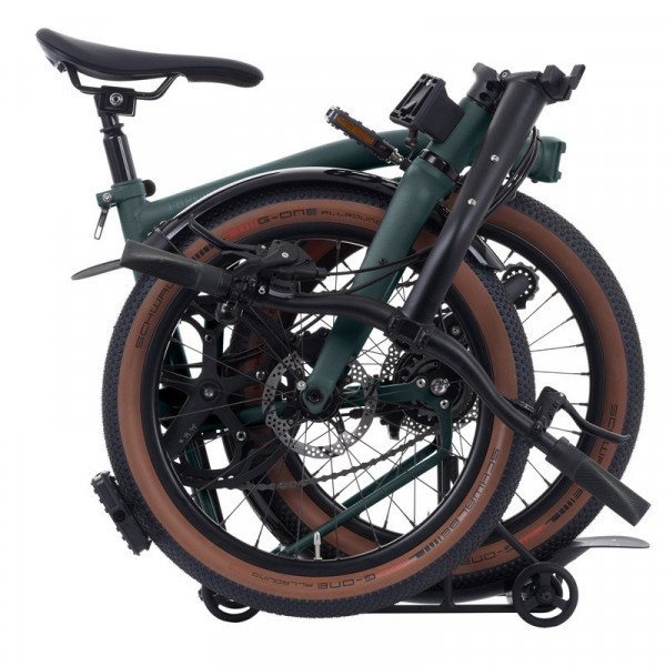 [REFURBISHED] Brompton G Line mit Schutzblechen und Rack - Forest Green Gr. M