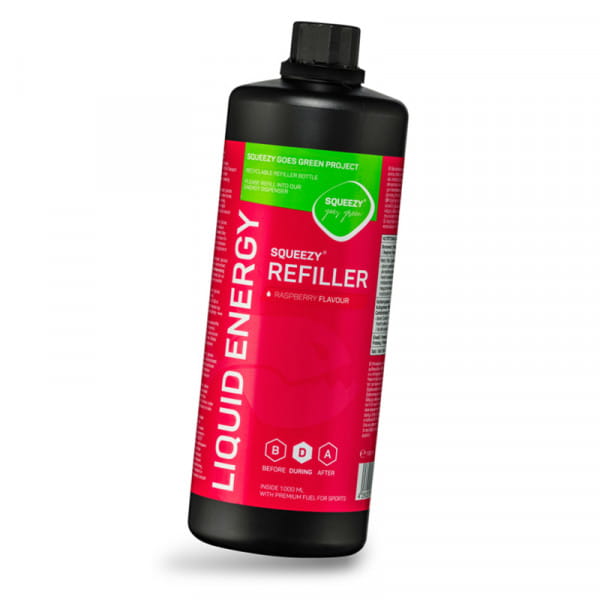 SQUEEZY Liquid Energy Refiller Himbeere (1000 ml)