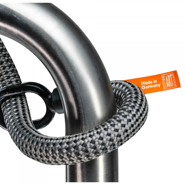 tex-lock eyelet inkl. U/X-lock Fahrradschloss - Electric Grey