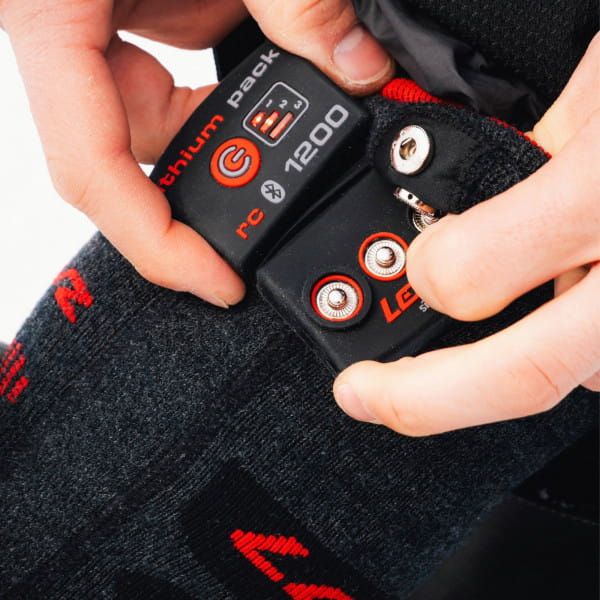 Lenz Heat Sock 5.1 Toe Cap beheizbare Socken - Merino-Materialmix, kniehoch, ohne Akku