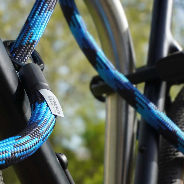 tex-lock eyelet inkl. D-lock Fahrradschloss - Morpho Blue